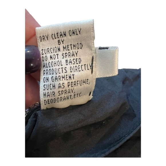 Oleg Cassini Vintage Sequin Beaded Backless Evening Dress 4 - Picture 11 of 13